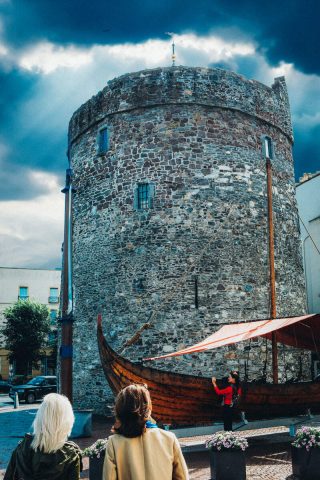 An exterior view of Reginald's Tower