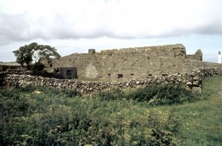 Close up of the ruins of Arkin's Castle