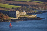 A view of Charles Fort by the sea
