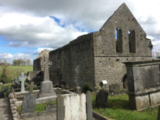 Exterior ruins and graveyard of Buttevant Friary