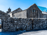 Exterior view of the ruins of Kilfenora Cathedral