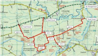 Newgrange Winter Solstice Map A 20- 21 December 2024