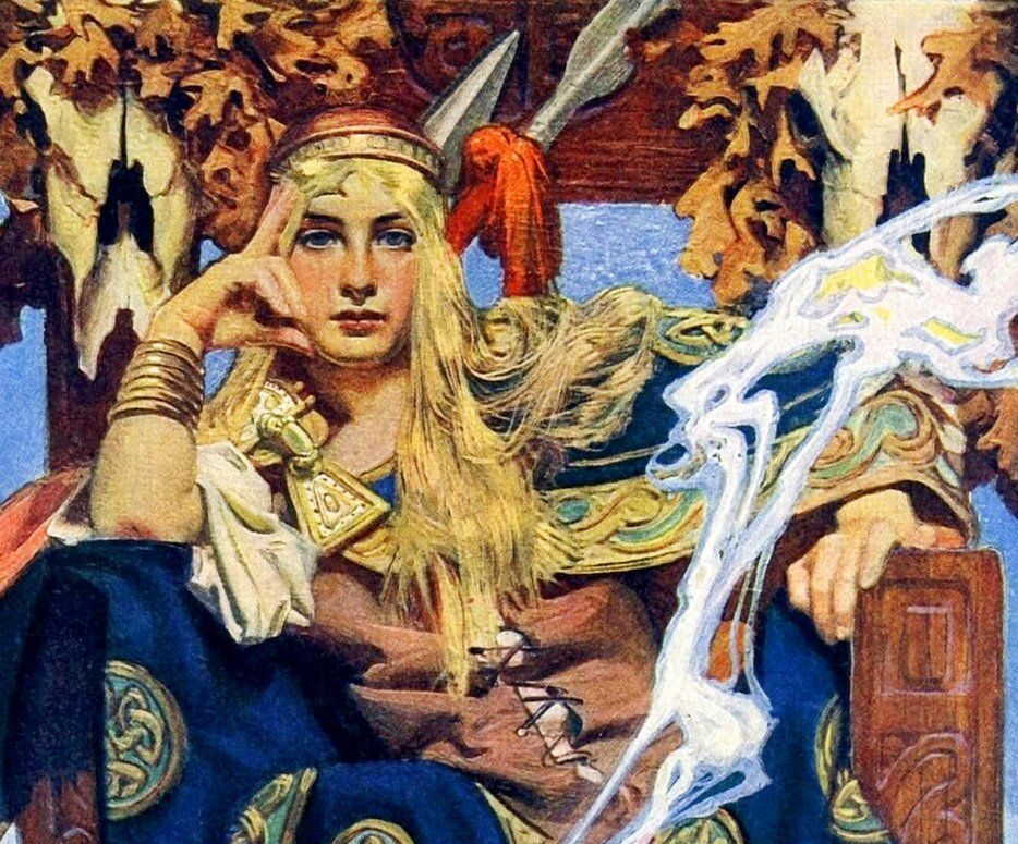 ケルティック女神 クイーン メッド オブ Connacht コールドキャスト樹脂アンティークブロンズ仕上げ 並行輸入 Maeve The Warrior Queen of Connacht and the Power of Sovereignty