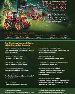 Tractors and Tudors schedule