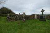 The cross tombs of the graveyard