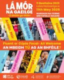 Poster for the big day of Gaeilge