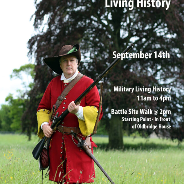 Living History Poster for September 14th 2025 at Battle of the Boyne