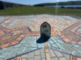 Fairy Door at Charles Fort containing buttterflies.