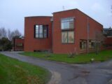 A red brick building