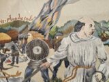 Image of soldiers in battle in medieval times .