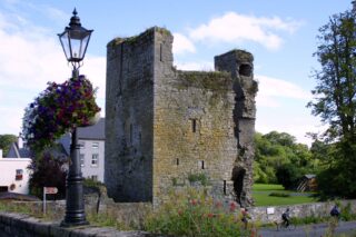 view of the stone castle ruins
