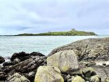 view of the island from the mainland