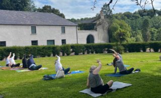 Outdoor Yoga
Credit OPW an outdoor yoga takes place on the grass