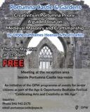 Protumna Castle and Gardens poster portraying an image of Portumna Priory