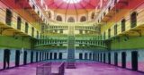 Kilmainham Gaol and a rainbow.