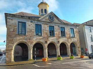 Exterior view of the front of the Main Guard