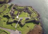 A view of Charles Fort military fortress from above.