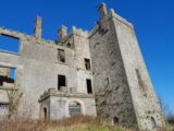 the exterior ruins of the castle