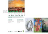 Poster for Reveal Conceal Exhibition at Farmleigh shows event details.