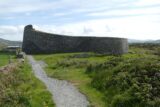 the exterior of the circular fort