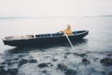 A man in a currach
