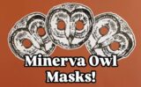 Animated image of Minerva Owl Maks along with text