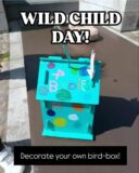 Birdbox painted and decorated