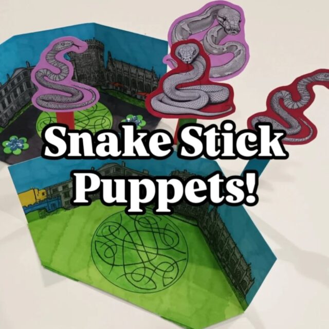 Snake Stick Puppets
