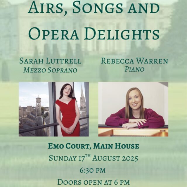 Sarah Luttrel mezzo-soprano and Rebecca Warren pianist performance