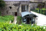 the front entrance into the church visitor centre