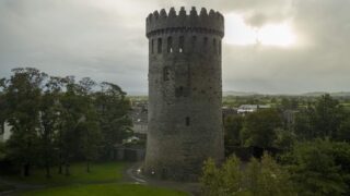 view of the exterior of the castle