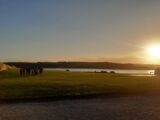 The sun setting over Kinsale harbour.