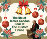 Poster advertising a tour about the life of James Gandon