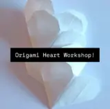Hearts made from origami paper