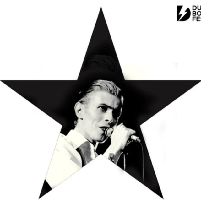 Image of David Bowie Image: Philippe Auliac Graphic: Paul Breen for Dublin Bowie Festival