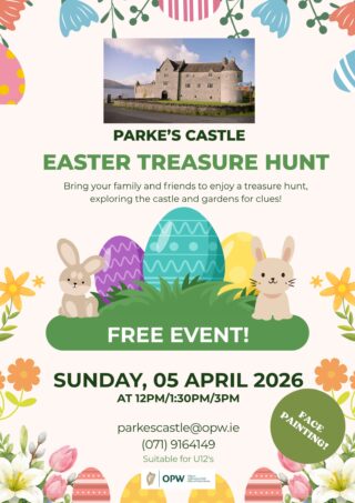2026 Easter Poster for Parke's Castle event