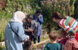 children plant seeds at the National Botanic Gardens Glasnevin