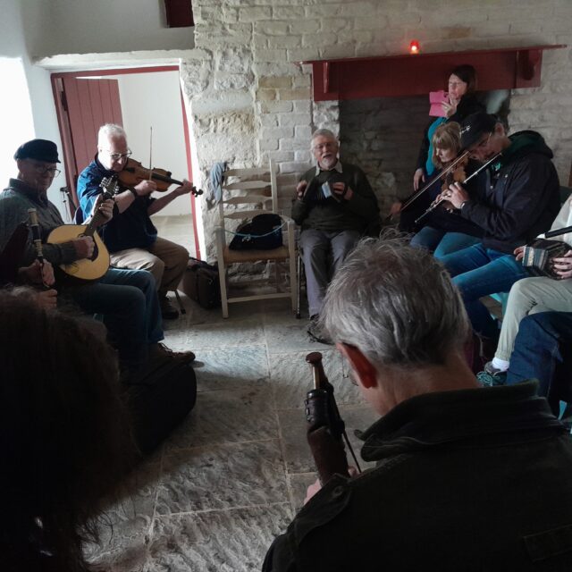 Traditional music event on Scattery Island