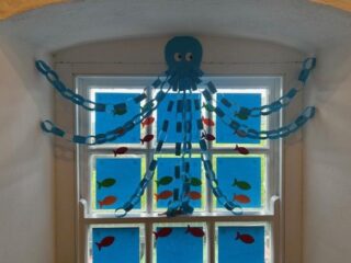 Charles Fort Oscar The Octopus in landscape