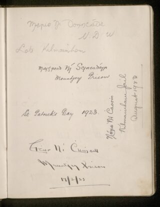 autograph book