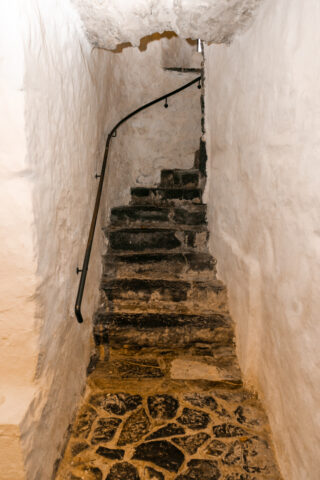 Spiral stair well in Donegal Castle Spiral stair well in Donegal Castle