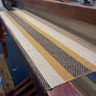 Striped weaved fabric