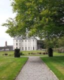 view of Doneraile House from behind the trees
