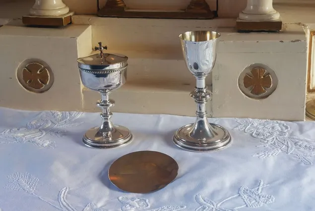 Historic wedding relics of Joseph Plunkett and Grace Gifford Display at Kilmainham Gaol
