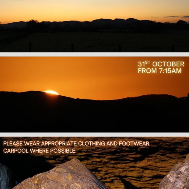 Sunrise at Carrowmore Tomb 51